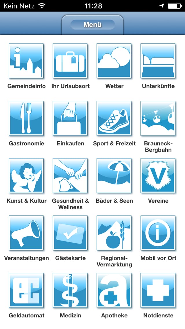 CITYGUIDE Lenggries – Screenshot iPhone