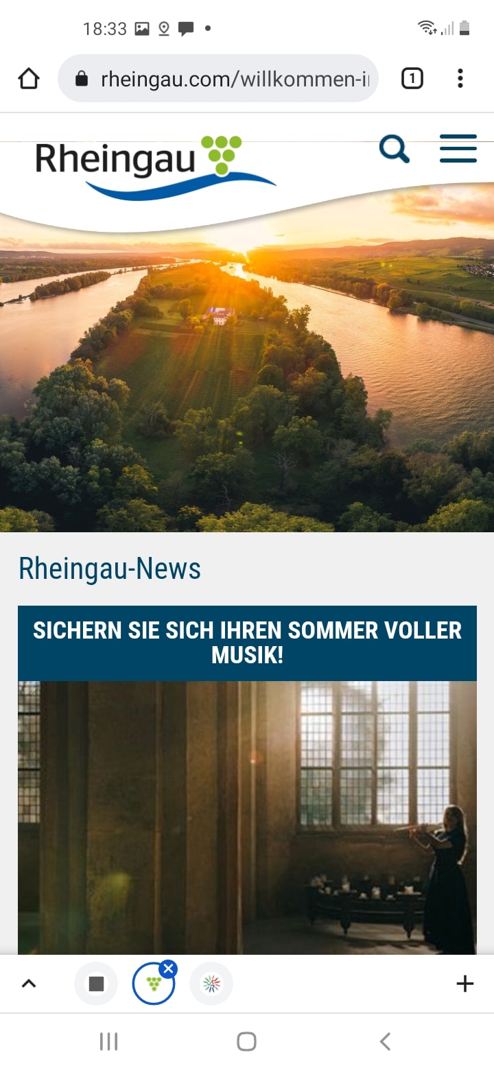 Kulturland Rheingau – Screenshot Android