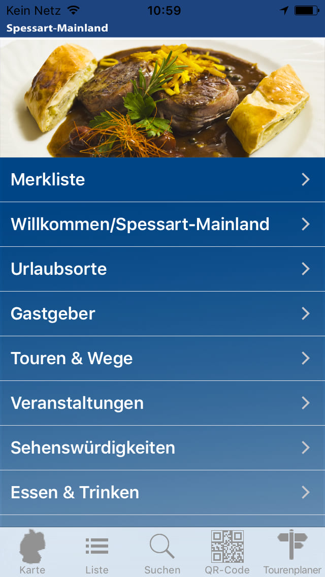 Spessart Mainland – Screenshot iPhone