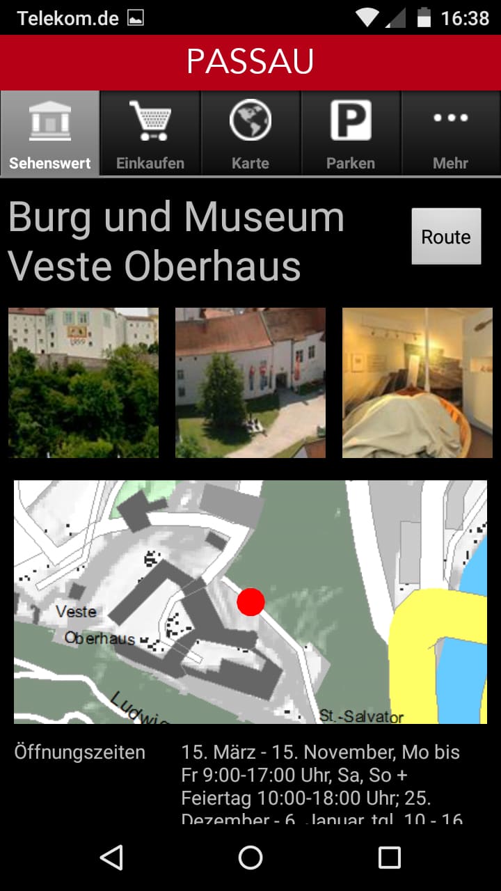 Passau – Screenshot Android