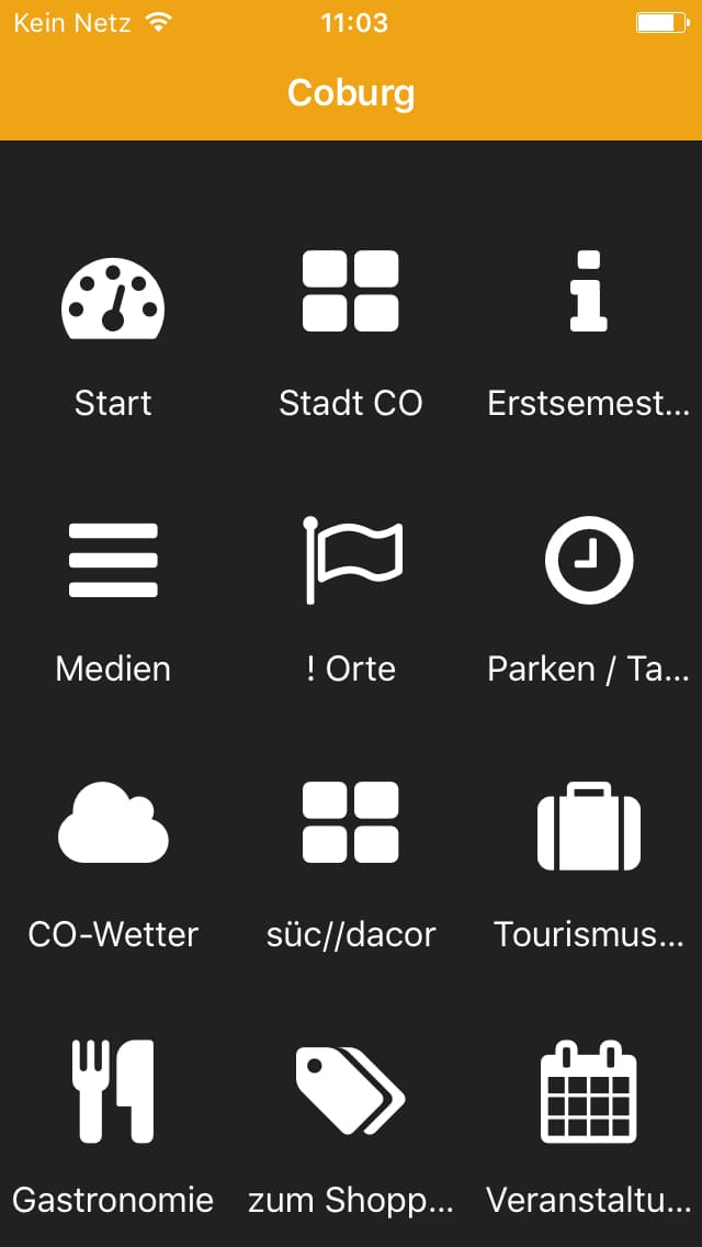 Coburg – Screenshot iPhone