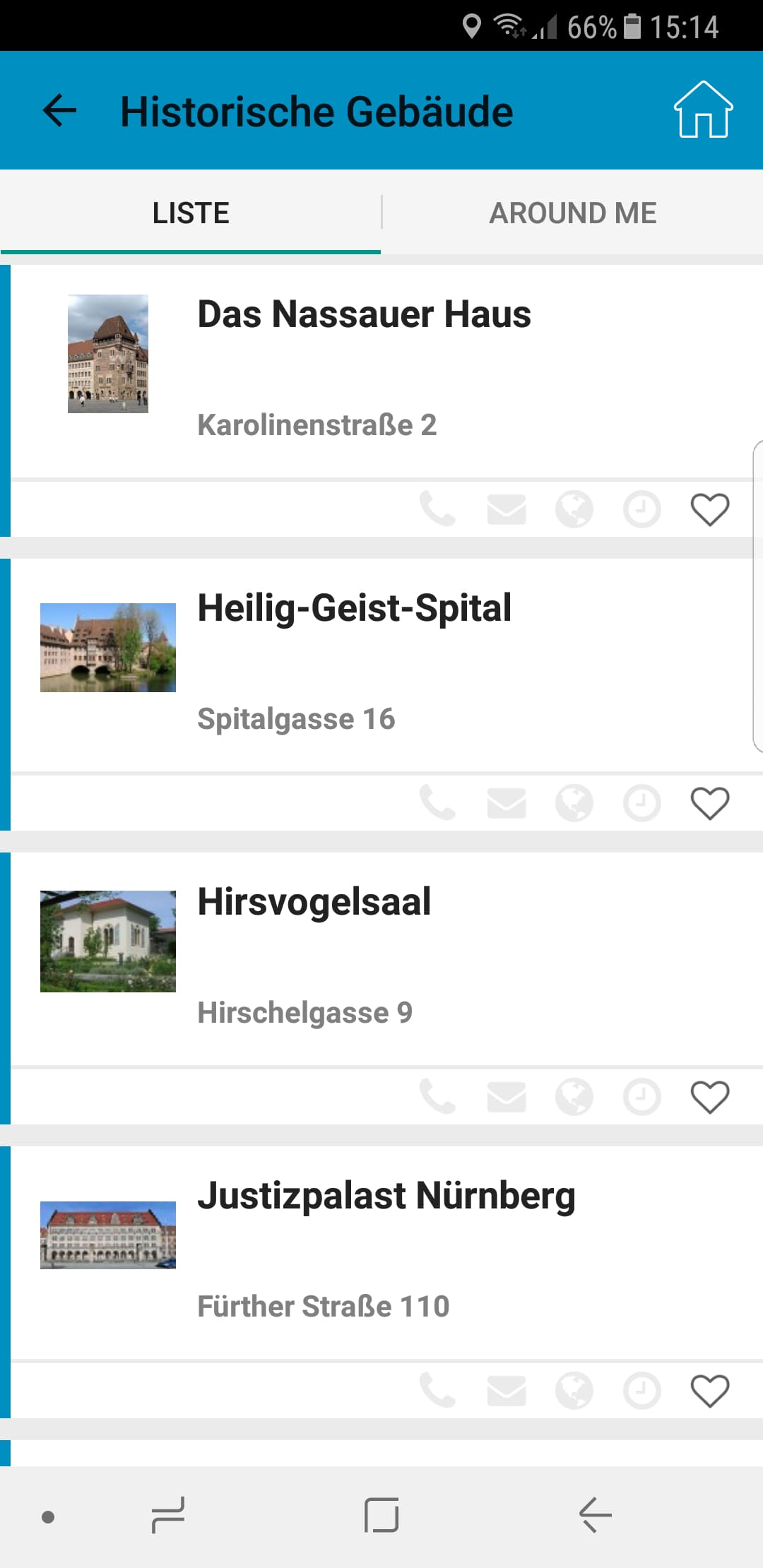 CITYGUIDE Nürnberg – Screenshot Android