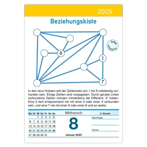 Denksport Kalender 2025