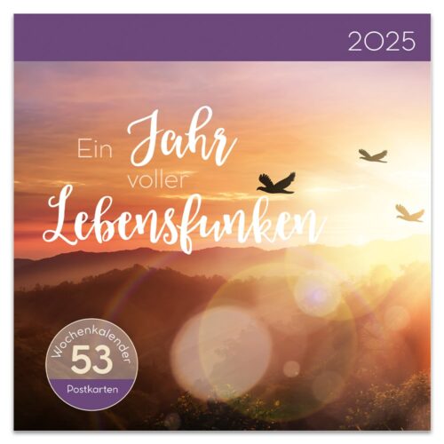 Postkartenkalender 2025 -  Ein Jahr voller Lebensfunken