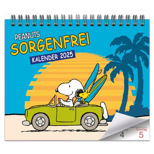 Kalender 2025: Peanuts Sorgenfrei