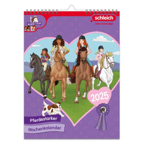 Pferdestarker Wochenkalender 2025 - Schleich Horseclub