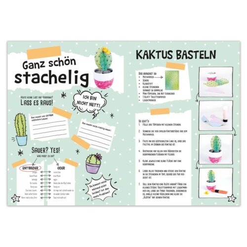 inkl. Papiere und Doodle-Sticker